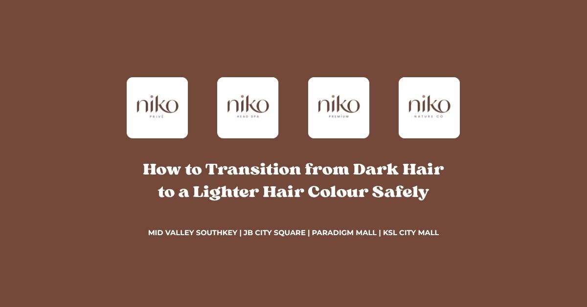 How to Transition from Dark Hair to a Lighter Hair Colour Safely